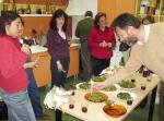 Tasting wild food.