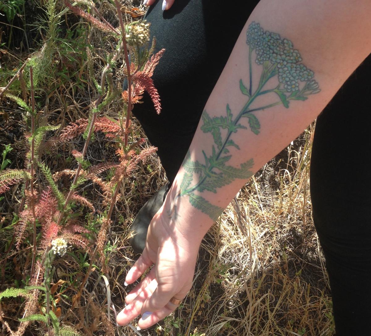 yarrow flower tattoo