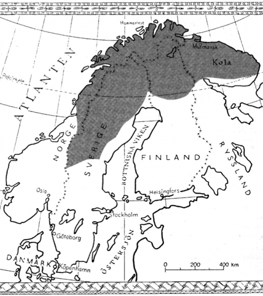 sami people map