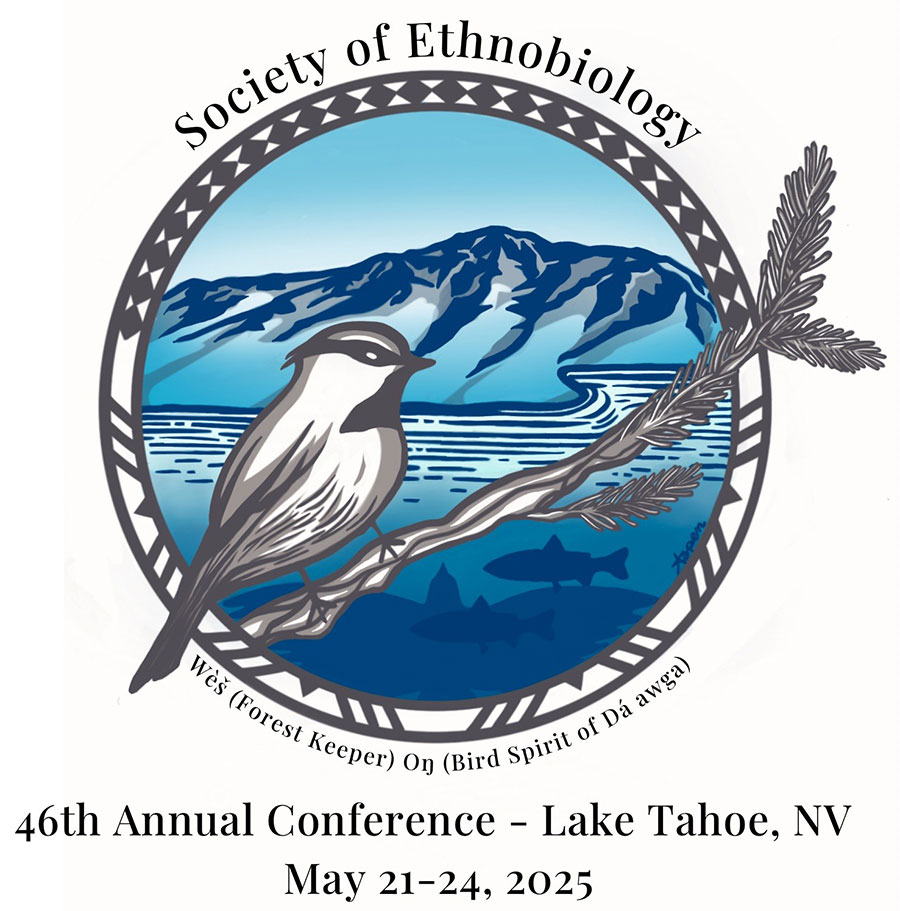 2025 Society of Ethnobiology Conference Logo. Artist: Aspen Carrillo