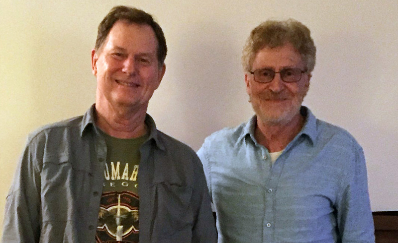 Steve Emslie (left) and Steve Weber (right), 2018.