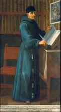 Fray Bernardino de Sahagún Museo Nacional de Historia (CC BY-SA 4.0).